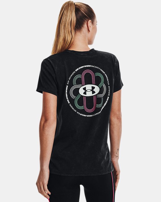 UA Run Anywhere SS II T恤, Black, pdpMainDesktop image number 1
